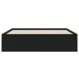 Cama con cajones madera de ingeniería negro 135x190 cm de , Camas y somieres - Ref: Foro24-3207309, Precio: 155,91 €, Descuen...