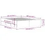 Cama con cajones madera de ingeniería marrón roble 135x190 cm de , Camas y somieres - Ref: Foro24-3207314, Precio: 183,04 €, ...