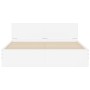 Bettgestell mit Kopfteil und weißen LED-Leuchten 160x200 cm von , Betten und Lattenroste - Ref: Foro24-3207595, Preis: 197,34...