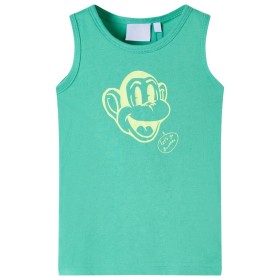 Camiseta de tirantes infantil verde 116