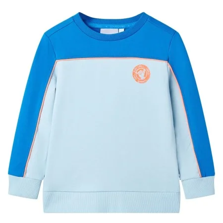 Bright blue and light blue children's sweatshirt 116 by , Kids T-shirts - Ref: Foro24-11826, Price: 10,77 €, Discount: %