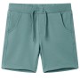 Children's shorts with drawstring light petrol blue 140 by , kids pants - Ref: Foro24-11633, Price: 9,12 €, Discount: %