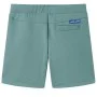 Pantalones cortos infantiles con cordón color azul petróleo claro 116 de , Pantalones de niños - Ref: Foro24-11631, Precio: 9...