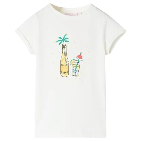 Camiseta infantil color crudo 140 de , Camisetas para niños - Ref: Foro24-11493, Precio: 7,50 €, Descuento: %