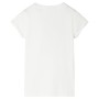 Ecrufarbenes Kinder-T-Shirt 140 von , Kinder-T-Shirts - Ref: Foro24-11493, Preis: 7,59 €, Rabatt: %