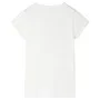 Ecrufarbenes Kinder-T-Shirt 116 von , Kinder-T-Shirts - Ref: Foro24-11491, Preis: 7,50 €, Rabatt: %