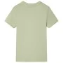 Kinder-Kurzarm-T-Shirt hellkhaki 104 von , Kinder-T-Shirts - Ref: Foro24-11610, Preis: 8,12 €, Rabatt: %