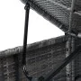 Sonnenliege mit synthetischem Rattankissen grau von vidaXL, Liegen - Ref: Foro24-46220, Preis: 170,72 €, Rabatt: %