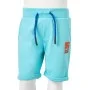 Kindershorts mit aquamarinfarbenem Kordelzug 128 von , Kinderhosen - Ref: Foro24-12207, Preis: 9,29 €, Rabatt: %