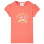 Korallenfarbenes Kinder-T-Shirt 128 von , Kinder-T-Shirts - Ref: Foro24-10772, Preis: 8,41 €, Rabatt: %