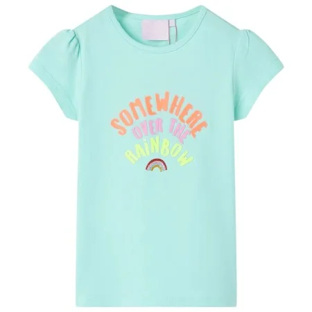 Camiseta infantil aguamarina claro 92 de , Camisetas para niños - Ref: Foro24-10764, Precio: 8,32 €, Descuento: %