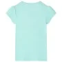 Camiseta infantil aguamarina claro 92 de , Camisetas para niños - Ref: Foro24-10764, Precio: 8,32 €, Descuento: %