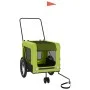 Pet Bicycle Trailer Iron Oxford Cloth Green Black by , pet strollers - Ref: Foro24-93941, Price: 95,64 €, Discount: %