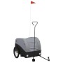 Fahrradanhänger aus schwarzem und grauem Eisen, 45 kg von , Fahrradanhänger - Ref: Foro24-94147, Preis: 91,73 €, Rabatt: %