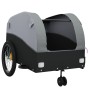 Fahrradanhänger aus schwarzem und grauem Eisen, 45 kg von , Fahrradanhänger - Ref: Foro24-94147, Preis: 91,73 €, Rabatt: %