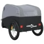 Remolque para bicicleta hierro negro y gris 45 kg de , Remolques para bicicletas - Ref: Foro24-94147, Precio: 90,15 €, Descue...