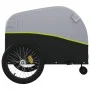 Schwarz-grüner Fahrradanhänger aus Eisen, 45 kg von , Fahrradanhänger - Ref: Foro24-94151, Preis: 91,67 €, Rabatt: %