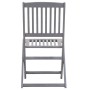 Klappbare Gartenstühle 4 Einheiten aus massivem Akazienholz von vidaXL, Gartenstühle - Ref: Foro24-46336, Preis: 185,49 €, Ra...