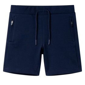 Pantalón corto infantil azul marino 128 de , Pantalones de niños - Ref: Foro24-12067, Precio: 9,74 €, Descuento: %