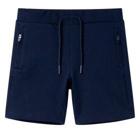 Pantalón corto infantil azul marino 128