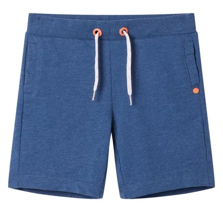 Children's shorts with drawstring dark blue mélange 140 by , kids pants - Ref: Foro24-12368, Price: 9,44 €, Discount: %