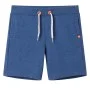 Children's shorts with drawstring dark blue mélange 140 by , kids pants - Ref: Foro24-12368, Price: 9,44 €, Discount: %