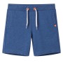 Children's shorts with drawstring dark blue mélange 140 by , kids pants - Ref: Foro24-12368, Price: 9,53 €, Discount: %