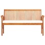 3-Sitzer-Gartenbank mit massivem Akazienholzkissen 150 cm von vidaXL, Gartenbänke - Ref: Foro24-45968, Preis: 211,07 €, Rabat...