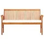 3-Sitzer-Gartenbank mit massivem Akazienholzkissen 150 cm von vidaXL, Gartenbänke - Ref: Foro24-45968, Preis: 212,49 €, Rabat...