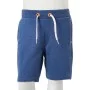 Children's shorts with drawstring dark blue mélange 140 by , kids pants - Ref: Foro24-12368, Price: 9,44 €, Discount: %