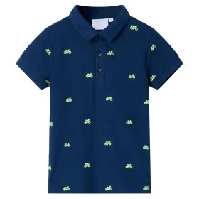 Marineblaues Kinder-Poloshirt 128 von , Kinder-T-Shirts - Ref: Foro24-12162, Preis: 10,65 €, Rabatt: %