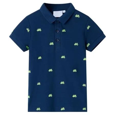 Marineblaues Kinder-Poloshirt 128 von , Kinder-T-Shirts - Ref: Foro24-12162, Preis: 10,65 €, Rabatt: %