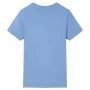 Camiseta infantil azul medio 116 de , Camisetas para niños - Ref: Foro24-12071, Precio: 8,19 €, Descuento: %