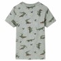 Kinder-T-Shirt hellkhaki melange 92 von , Kinder-T-Shirts - Ref: Foro24-12099, Preis: 8,74 €, Rabatt: %