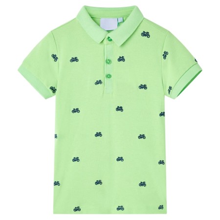 Neongrünes Kinderpoloshirt 104 von , Kinder-T-Shirts - Ref: Foro24-12155, Preis: 10,76 €, Rabatt: %
