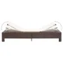 Liege mit braunem synthetischem Rattankissen von vidaXL, Liegen - Ref: Foro24-46235, Preis: 162,52 €, Rabatt: %