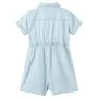 Soft blue children's short-sleeved jumpsuit 104 by , Children's clothes - Ref: Foro24-10910, Price: 13,56 €, Discount: %