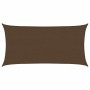 Toldo de vela HDPE marrón160 g/m² 2x3,5 m