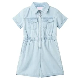 Weicher blauer Kinder-Kurzarmoverall 128 von , Kinderkleidung - Ref: Foro24-10912, Preis: 13,56 €, Rabatt: %