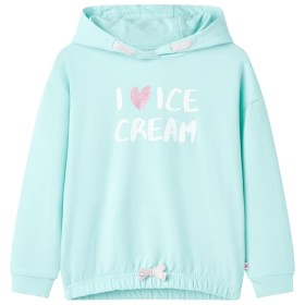 Wassergrüner Kinder-Hoodie 92 von , Kinder-T-Shirts - Ref: Foro24-11424, Preis: 11,68 €, Rabatt: %