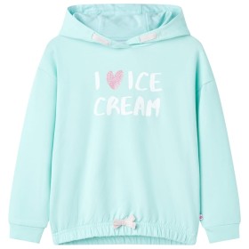 Wassergrüner Kinder-Hoodie 116 von , Kinder-T-Shirts - Ref: Foro24-11426, Preis: 11,68 €, Rabatt: %