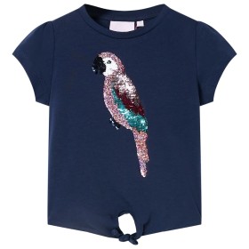 Marineblaues Kinder-T-Shirt 128 von , Kinder-T-Shirts - Ref: Foro24-10552, Preis: 8,74 €, Rabatt: %