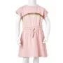 Children's dress with light pink drawstring 92 by , Children's dresses - Ref: Foro24-10609, Price: 11,17 €, Discount: %