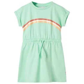 Vestido infantil con cordón verde chillón 116 de , Vestidos de niños - Ref: Foro24-10616, Precio: 11,17 €, Descuento: %