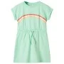 Vestido infantil con cordón verde chillón 116 de , Vestidos de niños - Ref: Foro24-10616, Precio: 11,17 €, Descuento: %