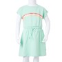 Kinderkleid mit leuchtend grünem Kordelzug 116 von , Kinderkleider - Ref: Foro24-10616, Preis: 11,28 €, Rabatt: %