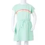 Vestido infantil con cordón verde chillón 116 de , Vestidos de niños - Ref: Foro24-10616, Precio: 11,17 €, Descuento: %