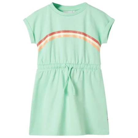 Kinderkleid mit leuchtend grünem Kordelzug 92 von , Kinderkleider - Ref: Foro24-10614, Preis: 11,17 €, Rabatt: %