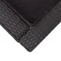 Sun lounger for 2 people with black synthetic rattan cushion. by vidaXL, Outdoor beds - Ref: Foro24-46241, Price: 478,02 €, D...