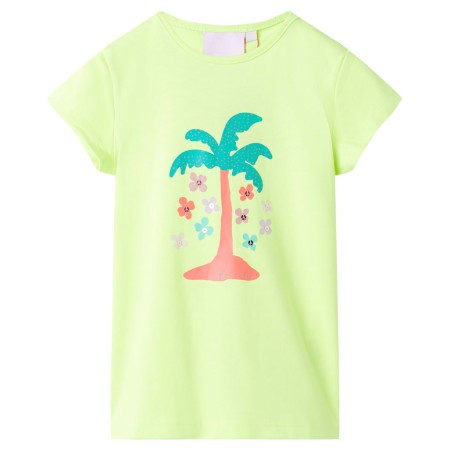 Fluorescent yellow children's t-shirt 104 by , Kids T-shirts - Ref: Foro24-11290, Price: 8,20 €, Discount: %